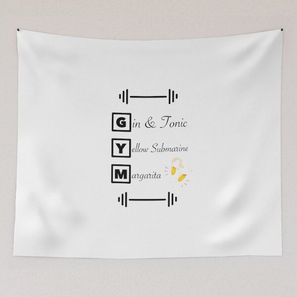 Item preview, Fitness Humour Gear GYM....for cocktail lovers designed and sold by Rocket Fox.