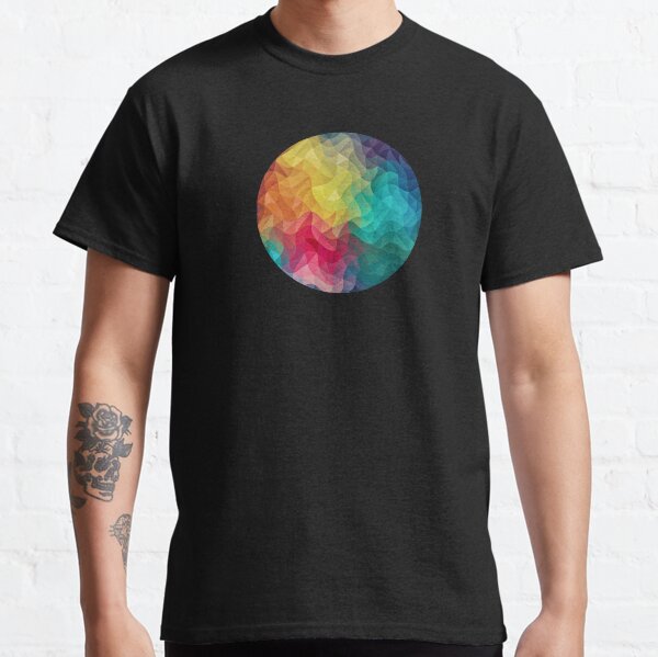 Abstract Color Wave Flash Classic T-Shirt