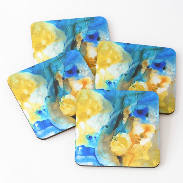 Item preview, Iced Lemon Drop - Abstract Art By Sharon Cummings designed and sold by Sharon Cummings Art.