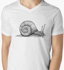 Snail Men's V-Neck T-Shirt