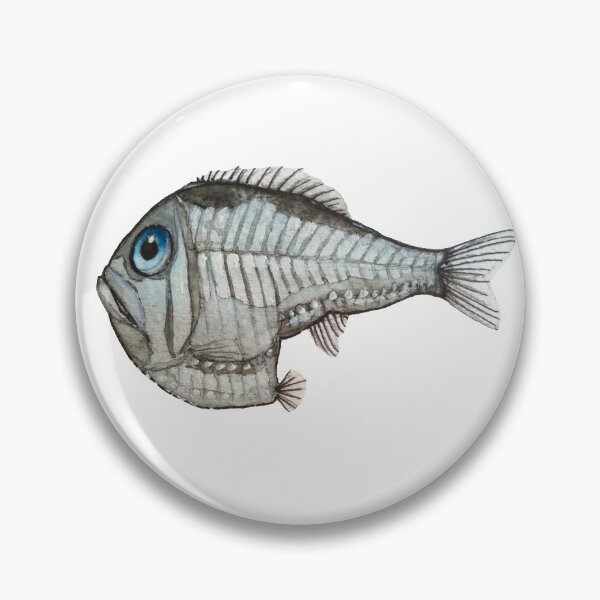 Item preview, Hatchetfish Watercolor  designed and sold by Actinops.