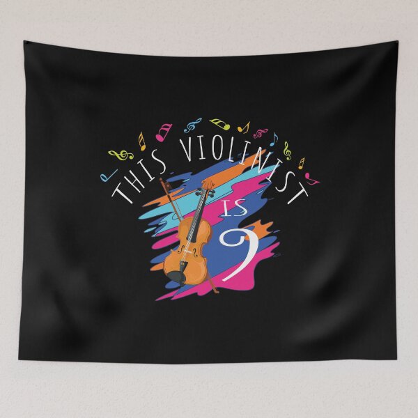Item preview, This Violinist Is 9 Years Old Classical Violin 9th Birthday graphic designed and sold by Grabitees.