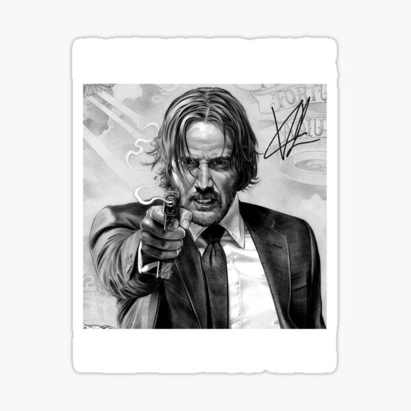 John Wick Tattoo Stickers for Sale | Redbubble John Wick Tattoo Stickers for Sale | Redbubble