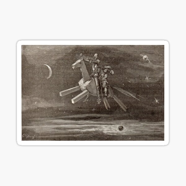 Item preview, A Gustave Dore illustration from Don Quixote. designed and sold by Frankie Doodles!.