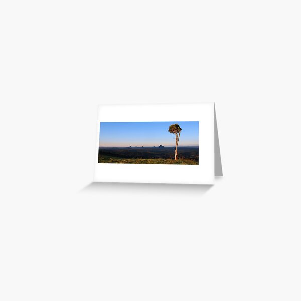 The Glass House Sentinel Greeting Card