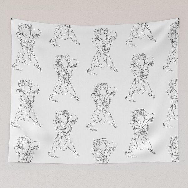 Item preview, Bubble Gum Girl,1226B,27x40,ink on paper,ArtGuru designed and sold by Art Guru.