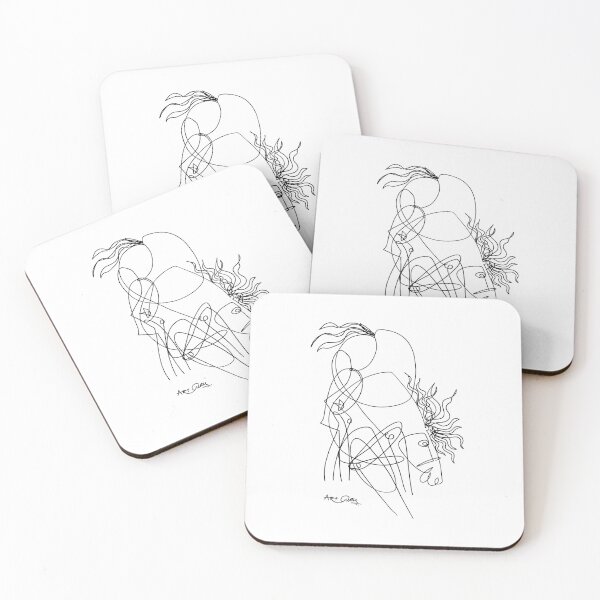 Item preview, Bucking Horse,1206B,27x40,ink on paper,ArtGuru designed and sold by Art Guru.