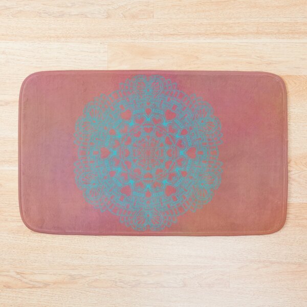 Item preview, Turquoise Mandala On Terracotta designed and sold by IZiets.