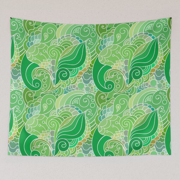 Item preview, Spring Vibes - Modern Hippie Oriental Pattern with Paisley Motives designed and sold by Veronika Bychkova.