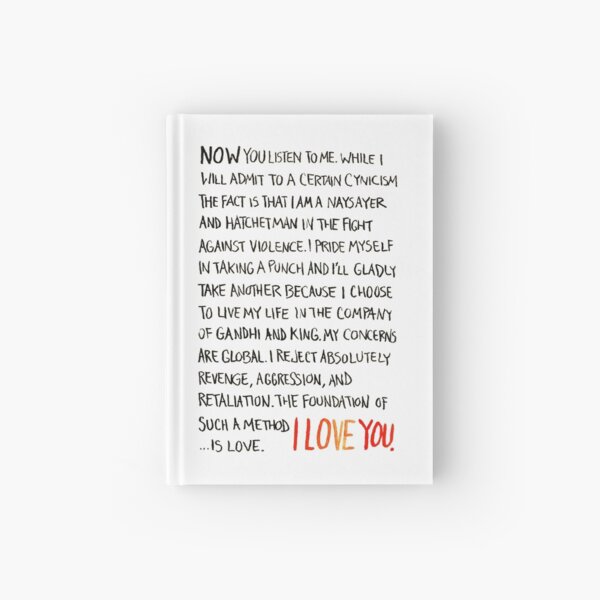 The Foundation of Such a Method Is Love Hardcover Journal