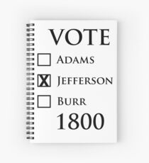Vote Jefferson! Spiral Notebook