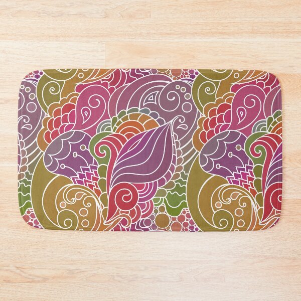 Item preview, Sweet Wine - Modern Hippie Oriental Pattern with Paisley Motives designed and sold by Veronika Bychkova.