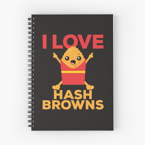 Artikelvorschau, Hash Browns Shirt - I Love Hash Browns entworfen und verkauft von redbehren.