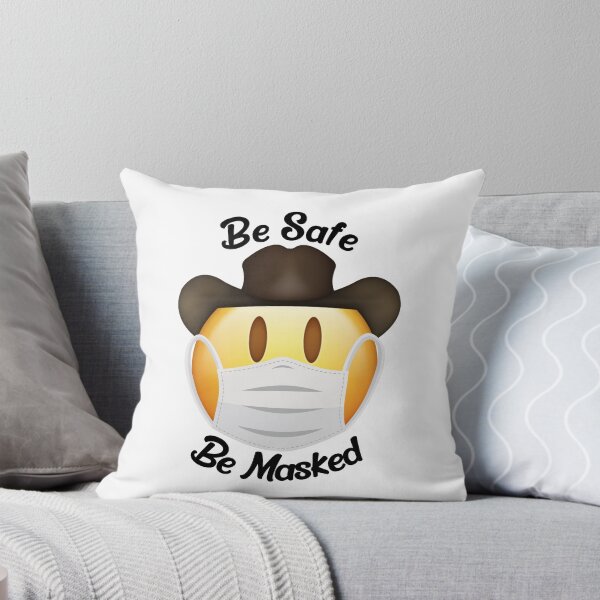 Item preview, Be Safe, Be Masked - Cowboy Emoji Masked designed and sold by shop4fun.