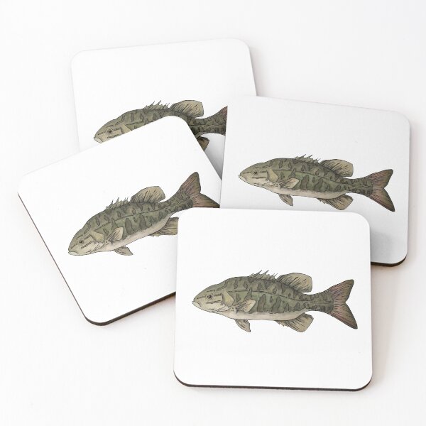 Item preview, Watercolor Black Bass Fish designed and sold by bassoongirl123.