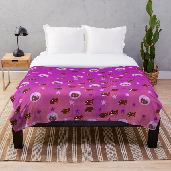 cookie cat Throw Blanket