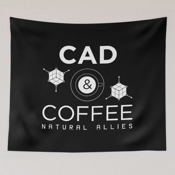 Item preview, Funny CAD and Coffee Natural Allies product designed and sold by jakehughes2015.