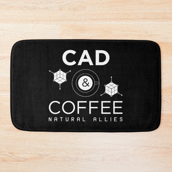 Item preview, Funny CAD and Coffee Natural Allies product designed and sold by jakehughes2015.