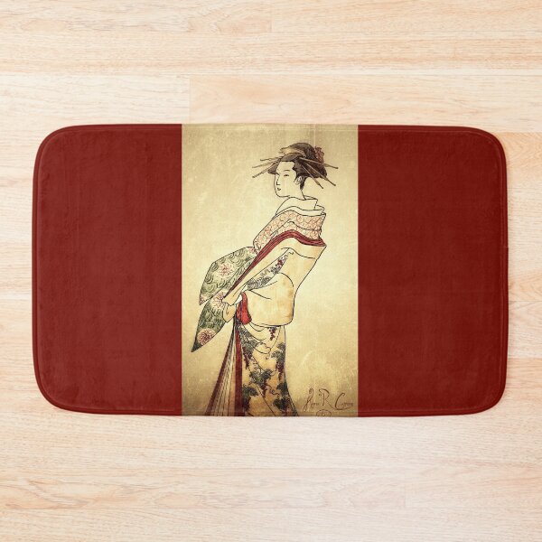 Item preview, Geisha - ukiyo-e print style designed and sold by Anna R. Carrino.