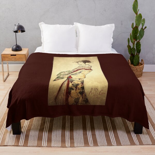 Item preview, Geisha - ukiyo-e print style designed and sold by Anna R. Carrino.