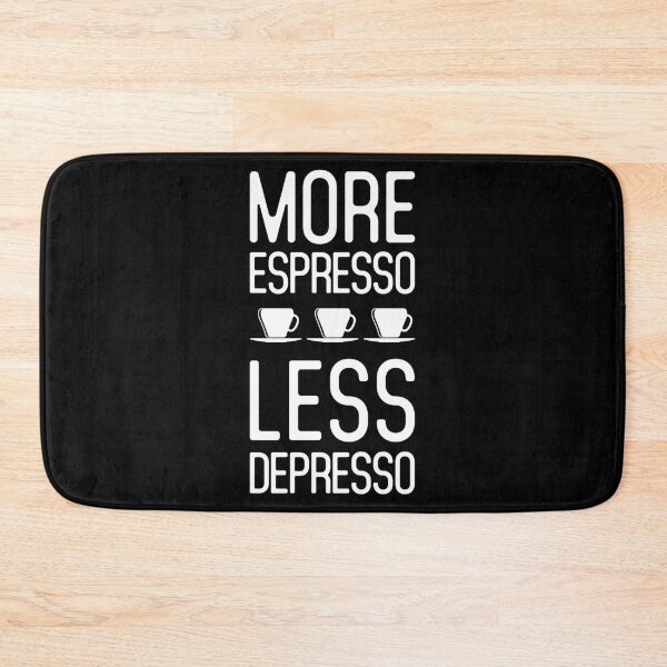 Item preview, Funny Espresso Cures My Depresso Coffee design designed and sold by jakehughes2015.