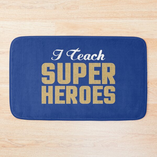 Item preview, I teach super heroes funny teacher gift inspirational quote cute lettering  designed and sold by alenaz.