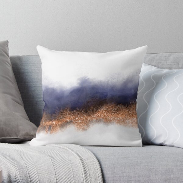 Copper Mood Throw Pillow