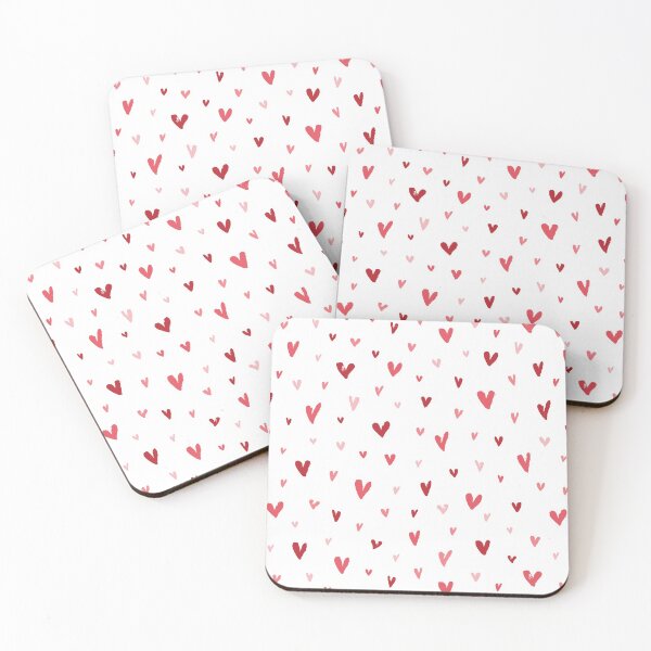 Item preview, Little Red Hearts hand drawn sticker designed and sold by Lia Midstream.