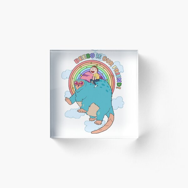 Beebo is our friend! Acrylic Block