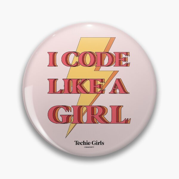 Item preview, I code like a girl designed and sold by techiegirls.