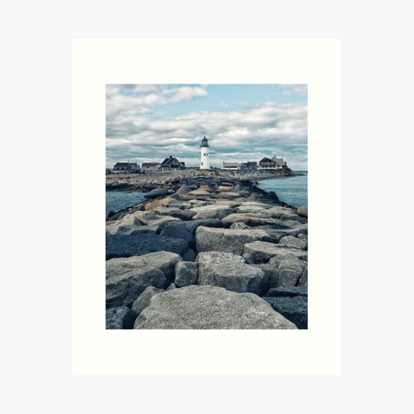 Scituate Light Art Print