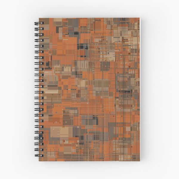 Item preview, Rust-colored Pattern with Random Shapes and Lines designed and sold by Lyle Hatch.