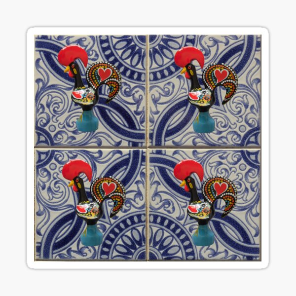 Portugal art, Galo de Barcelos Sticker