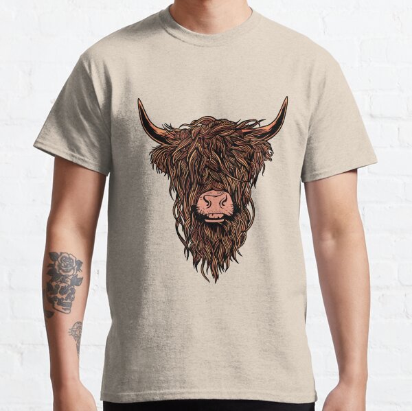 highland cow tee shirt