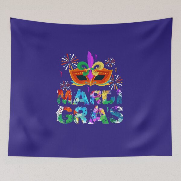 Aperçu de l'œuvre Masque Mardi Gras Feux D'artifice Mascarade Mignon créée et vendue par alenaz.