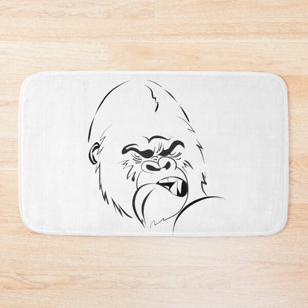 Item preview, angry gorilla, graphics designed and sold by minyanna.