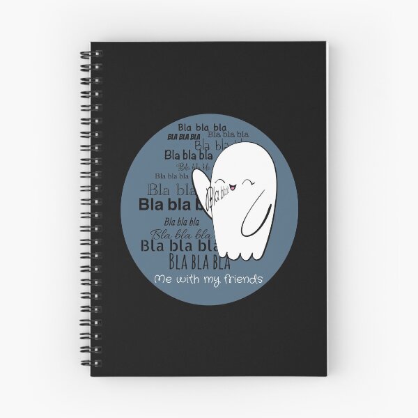 Item preview, Cute ghost won’t stop talking, Halloween designed and sold by GreyEyedMage.