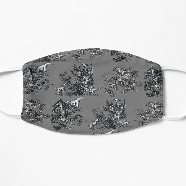 Jurassic Toile Grey Mask