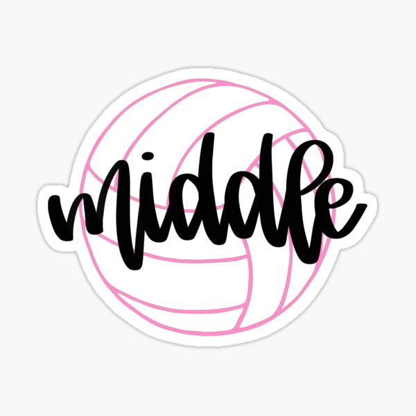 Item preview, volleyball middle sticker designed and sold by abbeyyebba.