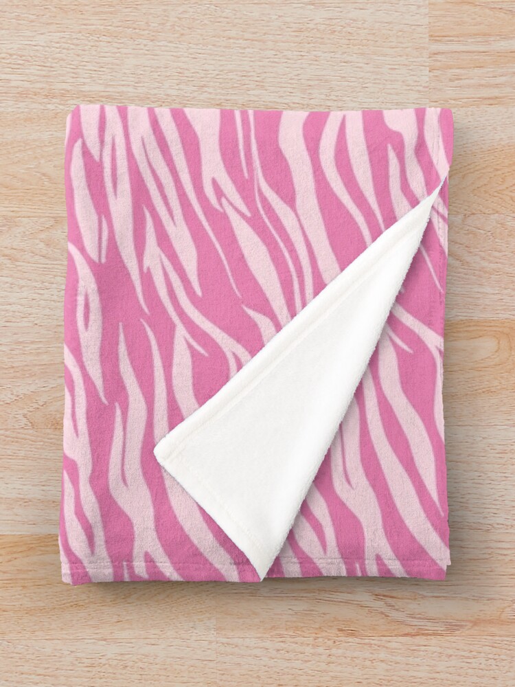 pink-zebra-print-throw-blanket-for-sale-by-pencreations-redbubble