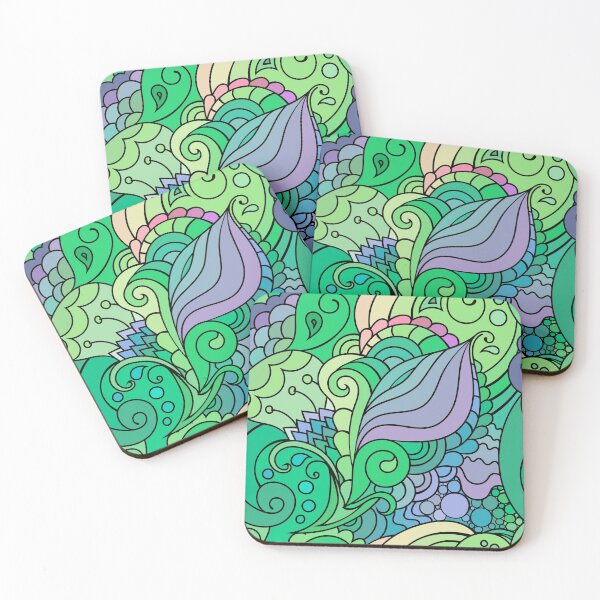 Item preview, Dragonfly Queen - Modern Hippie Oriental Pattern with Paisley Motives designed and sold by Veronika Bychkova.