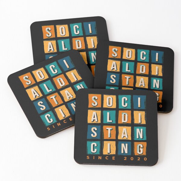 Item preview, Social Distancing Since 2020 designed and sold by Teeleo.