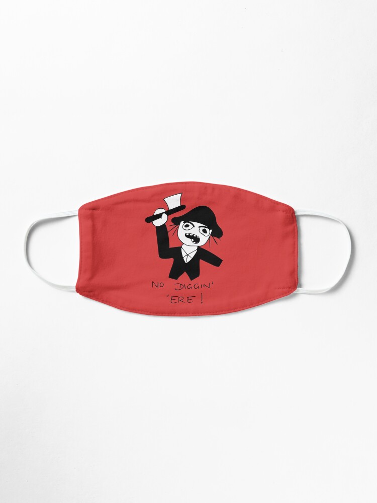 Alternate view of No Diggin' 'Ere! Mask