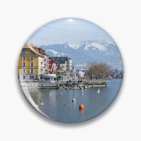 Item preview, Vevey on the lake Geneva in Switzerland designed and sold by santoshputhran.