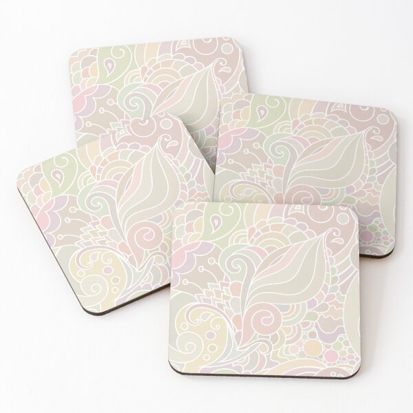 Item preview, Cotton Candy - Modern Hippie Oriental Pattern with Paisley Motives designed and sold by Veronika Bychkova.