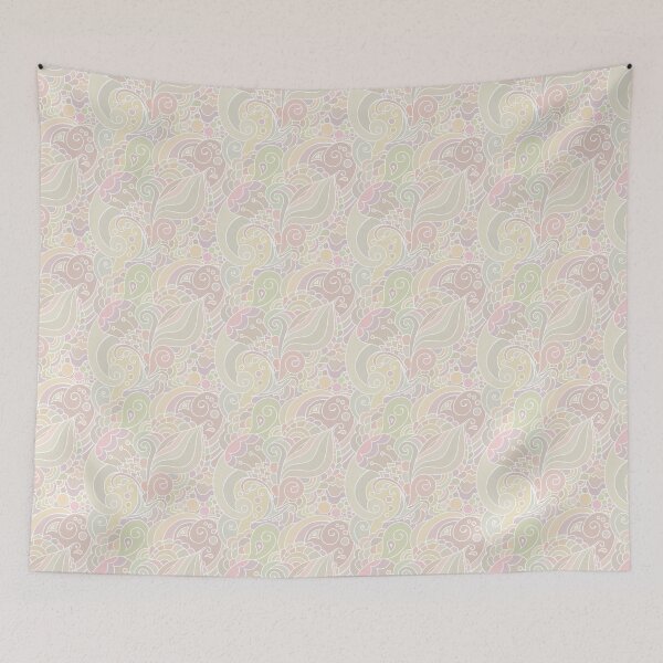 Item preview, Cotton Candy - Modern Hippie Oriental Pattern with Paisley Motives designed and sold by Veronika Bychkova.