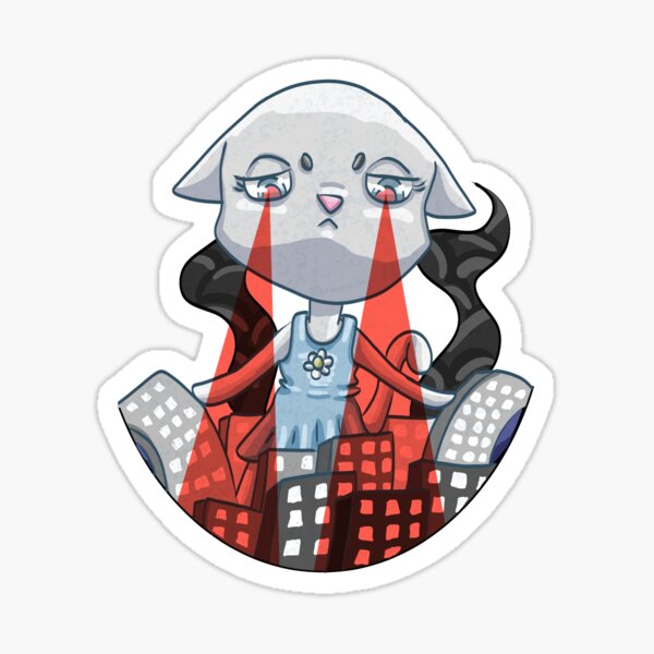 Animal Folk: Daisy The Terror Sticker