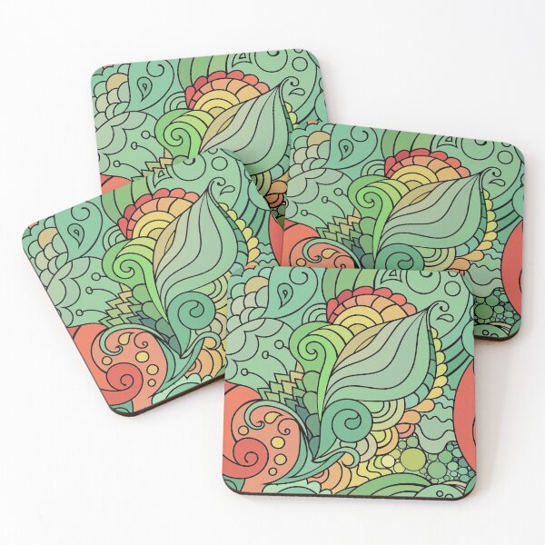 Item preview, Snake Princess - Modern Hippie Oriental Pattern with Paisley Motives designed and sold by Veronika Bychkova.
