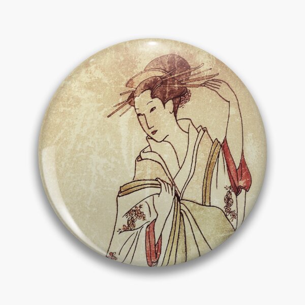 Item preview, Geisha - Ukiyo-e print style designed and sold by Anna R. Carrino.