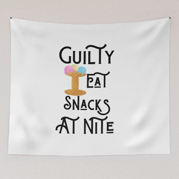 Item preview, Diet Humor, Snacking at Night, Laugh at Yourself, Guilty Pleasures, Don't Judge Me, I love Ice Cream  designed and sold by Londonluxie.